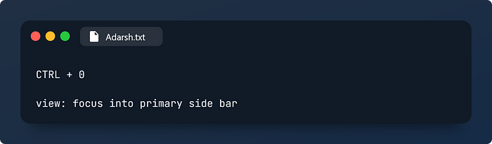 Change Cursor Focus