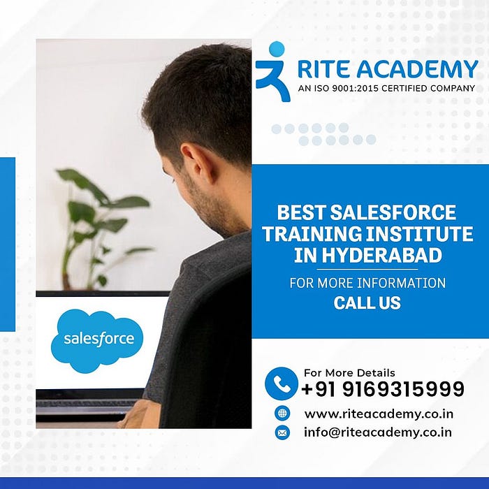 Rite Academy, Salesforce Training, Certification, Sales, CRM, Training, Career Development, Salesforce Certified, Online Learning, Success Journey, Sales Strategy, Salesforce Course in Hyderabad, Rite Academy Training Institute, Sales Funnel, Marketing, Salesforce Developer, Salesforce Consultant, Training and Development,Salesforce training in Hyderabad,