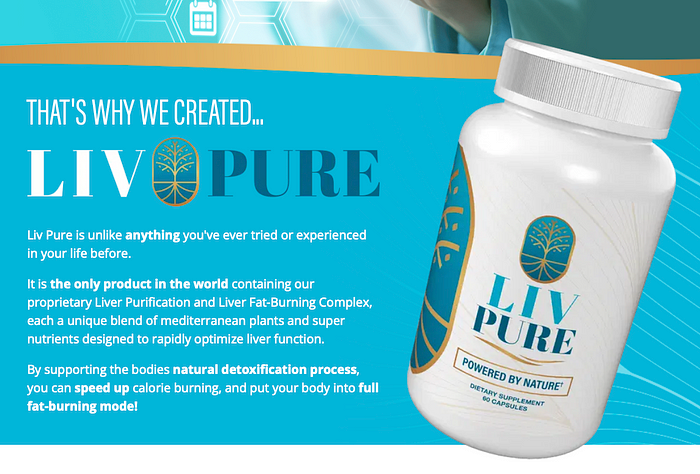 a thats why we created Liv Pure poster