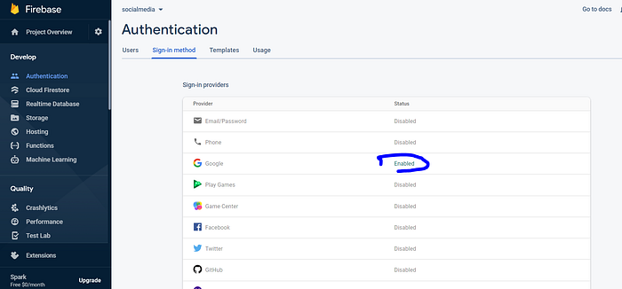 google sign in with firebase flutter