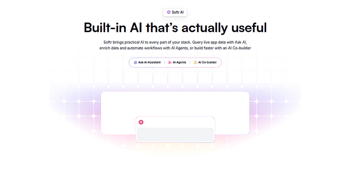 AI in Softr
