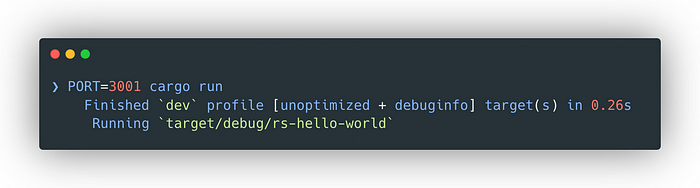 hello world server