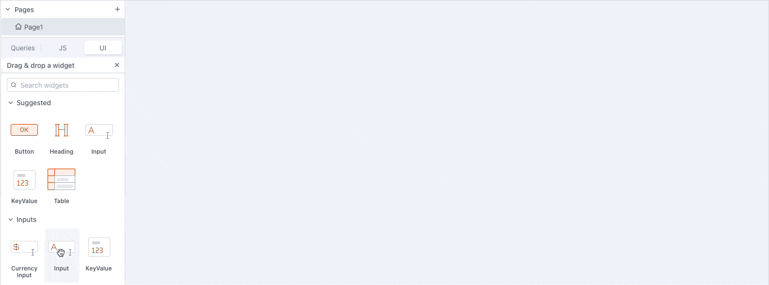 A video demonstrating how a dropped widget is automatically wrapped in a zone and section
