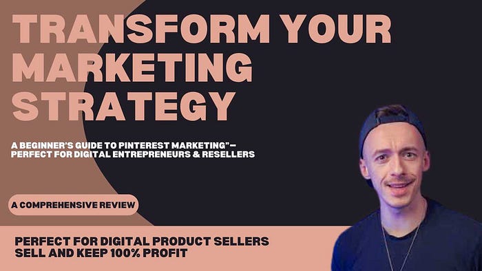 Transform Your Marketing Strategy with “A Beginner’s Guide to Pinterest Marketing” — Perfect for Digital Entrepreneurs & Resellers Potential of Pinterest for Your Business and Maximize Profits with this Editable eBook — Ideal for Digital Product Sellers to Buy, Resell, and Keep 100% of the Profits