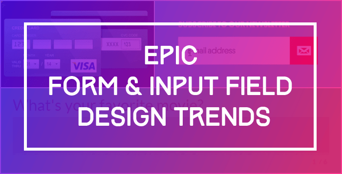 Creative Form & Input Field Design Examples | by Saijo George | The ...