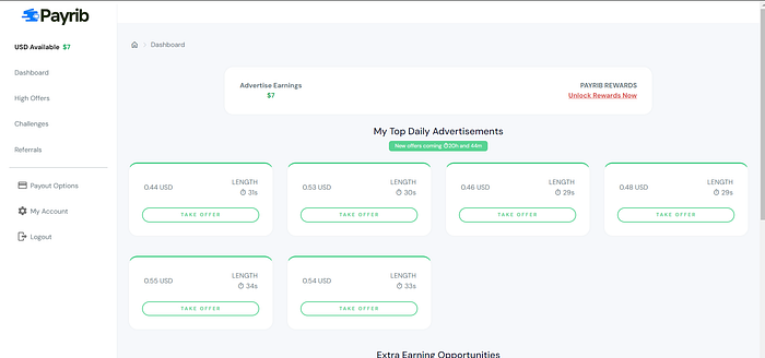 Earning Opportunities