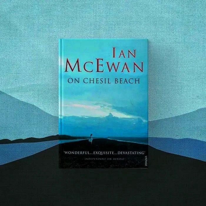 On Chesil Beach by Ian Mcewan. Edward and Florence, utterly in love