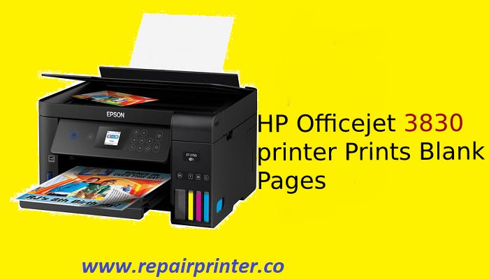HP Officejet 3830 Printer Prints Blank Pages [Fixed] | by ...