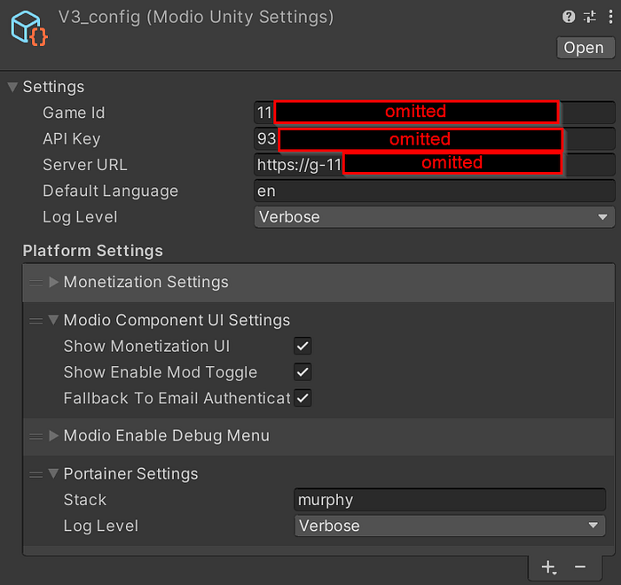 A really cool and modular settings asset