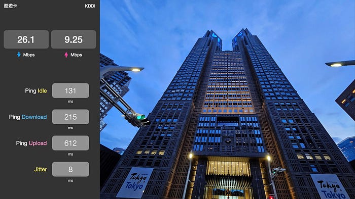 2023 年夏，日本 eSIM 酷遊卡吃到飽速度實測