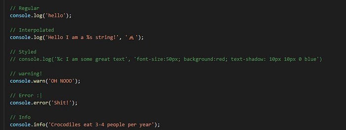 Dev tool tricks