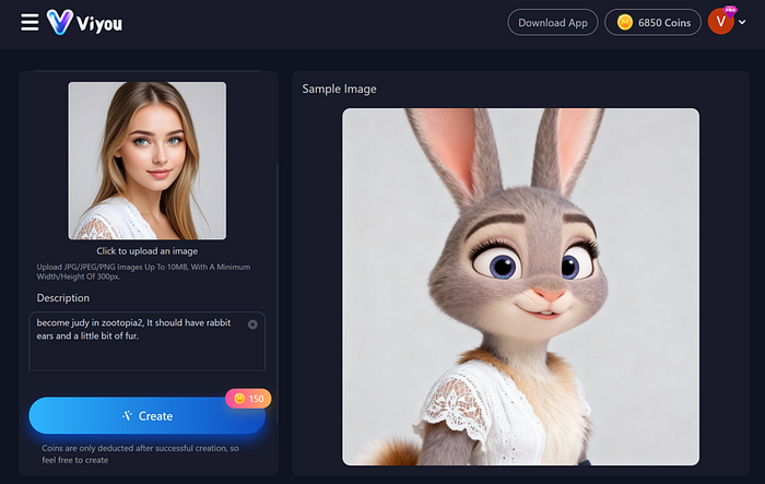 become judy by viyou ai