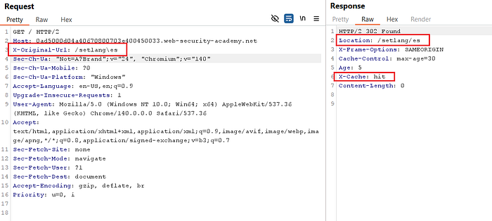 Image 16 — Combining Web Cache Poisoning with X-Forwarded-Host and X-Original-URL Headers