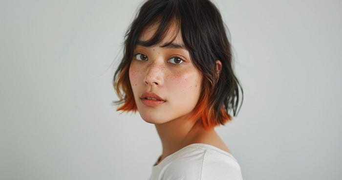 A portrait shot of a young mixed-race woman: She represents the concept of this article, which is about using a Live Customer Persona tool built with a Custom GPT
