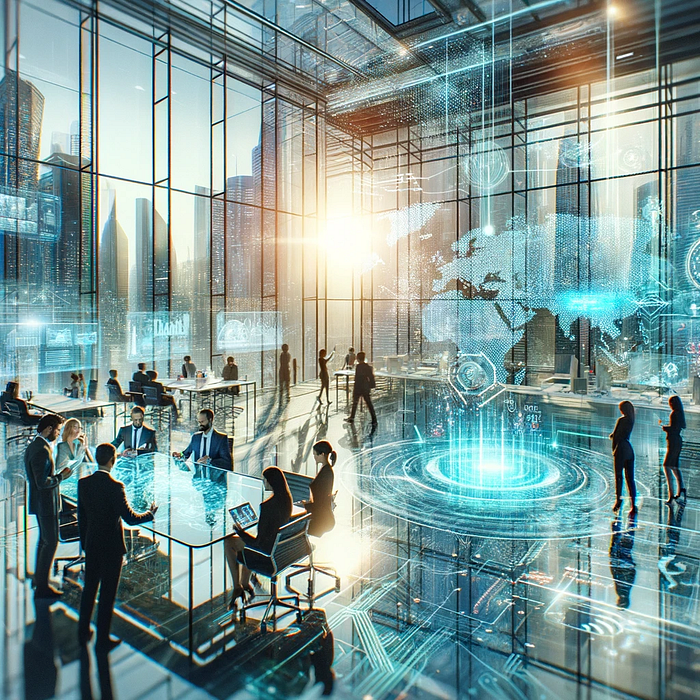 A Web3 Future is exciting, how might businesses adapt? — DALLE