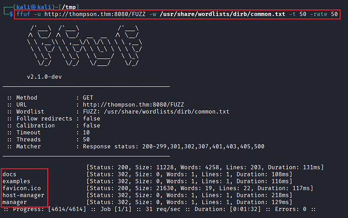 Image 6 — Thompson Tryhackme — Exploiting Apache Tomcat — d231bf1c2365
