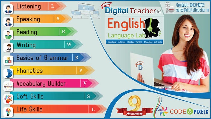 Find English Digital Language Lab service provider in Hyderabad.