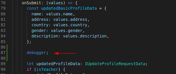 Debugger Example