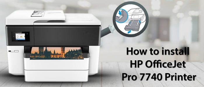 How to Remove or Replace ink cartridges on HP Officejet Pro 7740