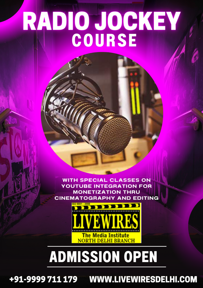 RADIO JOCKEY COURSE IN DELHI Live Wires Medium RADIO JOCKEY COURSE IN DELHI Live Wires Medium