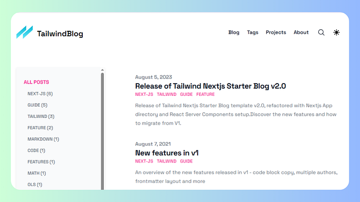 Nextjs Tailwind Blog by Codebucks