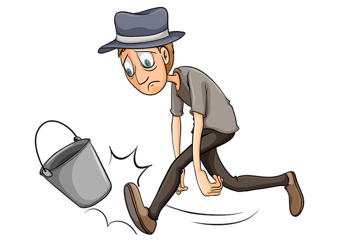 Idioms – how many ways can you kick the bucket?