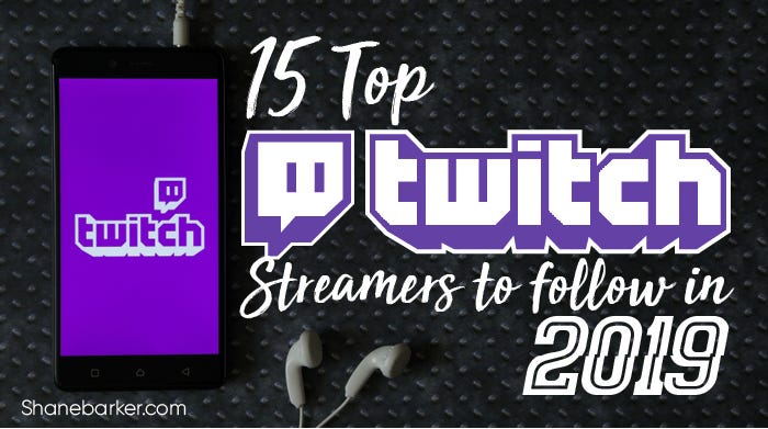Top 10 Twitch Streamers February