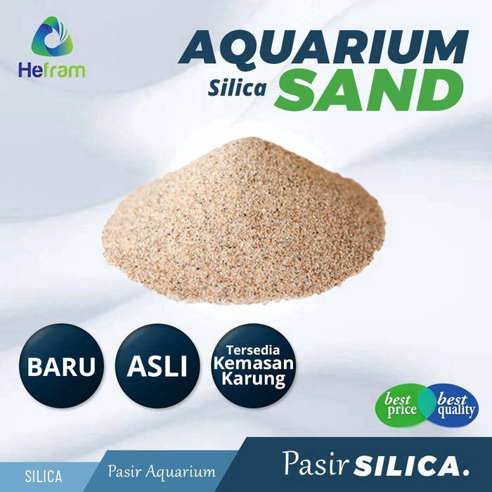 Filter Air Pasir Silika Silica Sand Aquarium by Rianaquar Medium