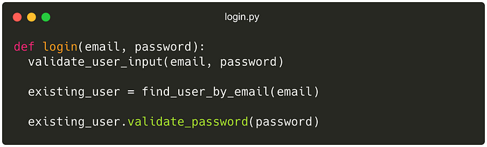 High level of abstraction