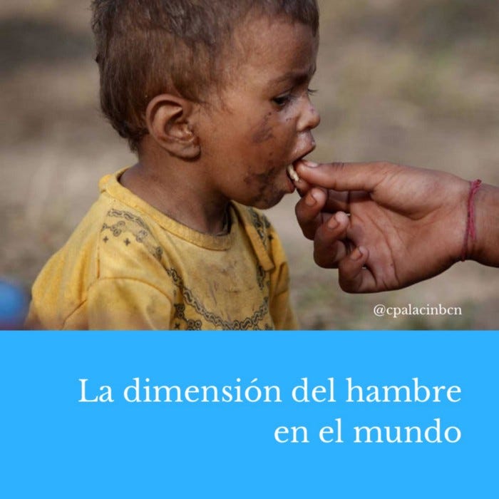 La dimensión del hambre en el mundo