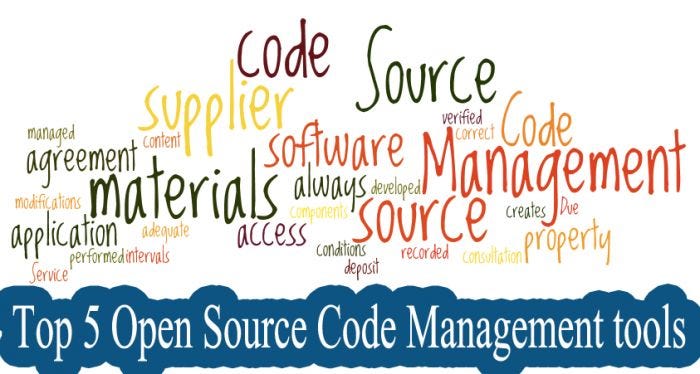 Top 5 Open Source Code Management tools | by shabbi rony | Medium