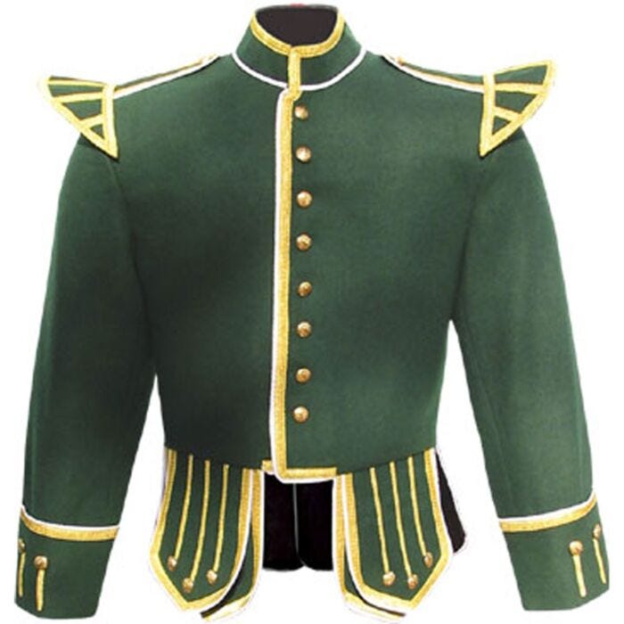 Doublet Green Piper Jacket for Effortless Style