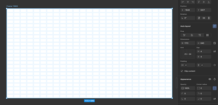 CSS Grid prototyping in Figma