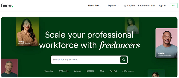 dashboard from Fiverr