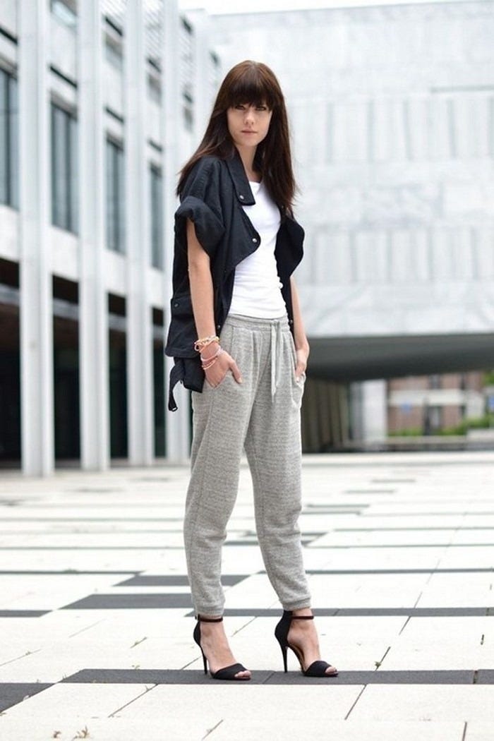 Sweatpants Sophistication: Balancing Casual and Chic