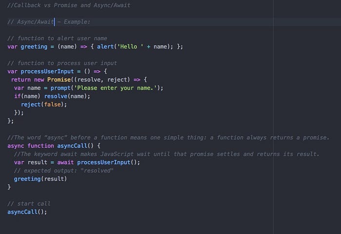 Example: Async/Await