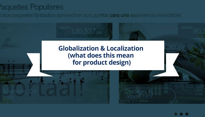 Globalization & Localization (what does this mean for product design ...