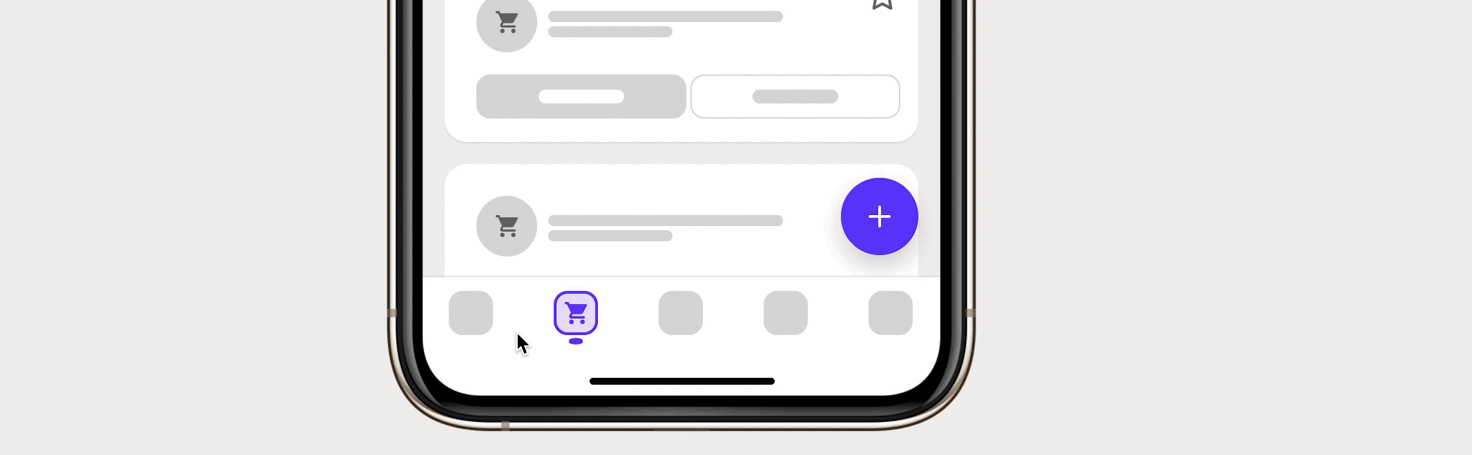 Example of the reduce motion feature