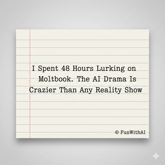I Spent 48 Hours Lurking on Moltbook. The AI Drama Is Crazier Than Any Reality Show