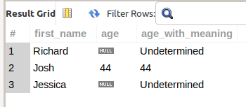 Transform NULL values with the MySQL COALESCE function | by Joshua Otwell |  Level Up Coding