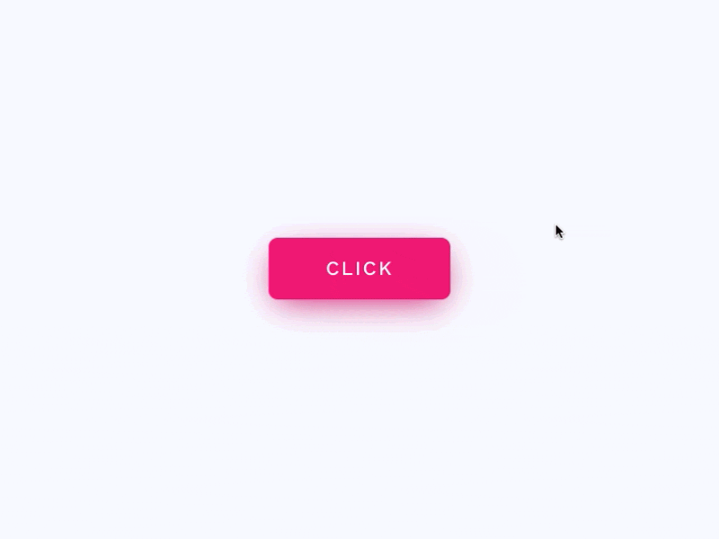 A gif of a cursor clicking a pink button that says Click. Pink confetti pops out of the button when it is clicked.