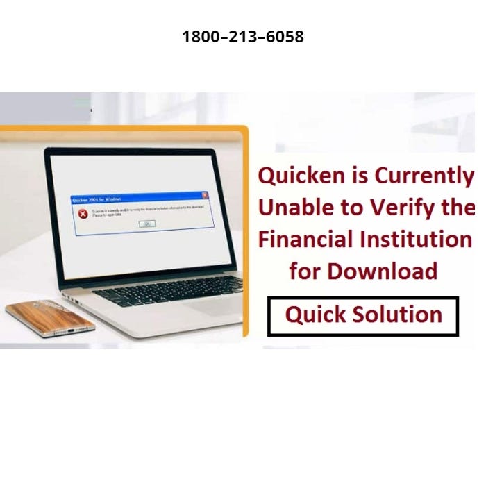 Quicken Is Currently Unable To Verify” Error 4 Ways To Resolve It by