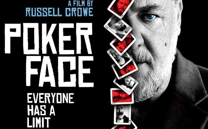 Russell Crowe's Poker Face 2022 — I Like It! | by Karen Merrill | Medium