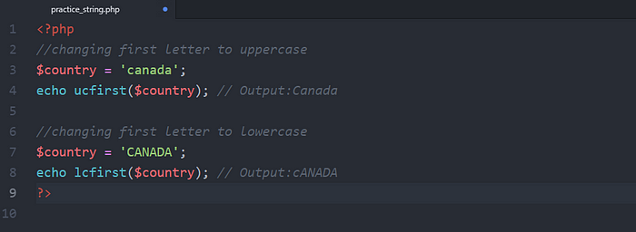 Important PHP String Functions. A string is group of characters. It is ...