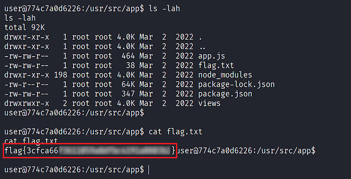 Image 14 — [Templates] — Exploiting PugJS SSTI to Remote Shell Access