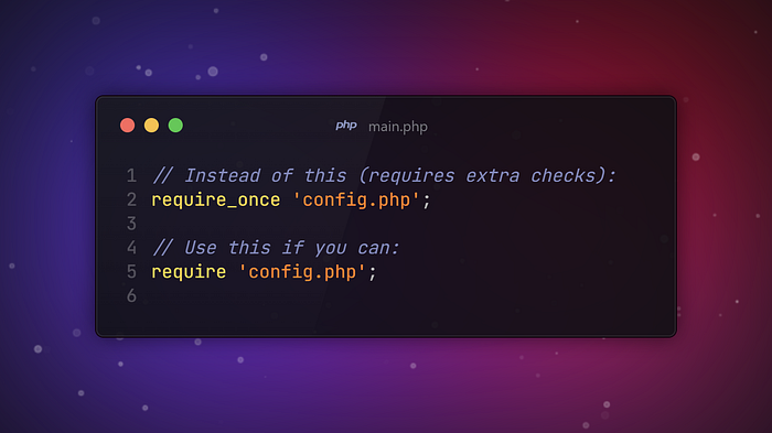 Avoid Unnecessary Code Execution
