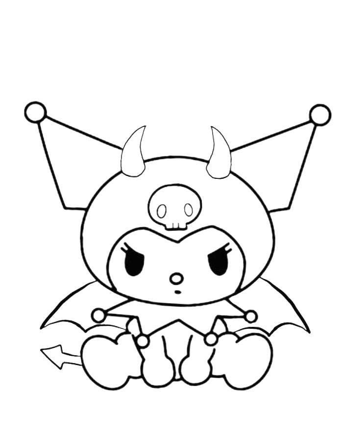 Unleash Your Creativity with Kuromi Coloring Pages: A Dive into the  Enchanting World of Sanrio's Mischievous Antagonist, by Coloring Us