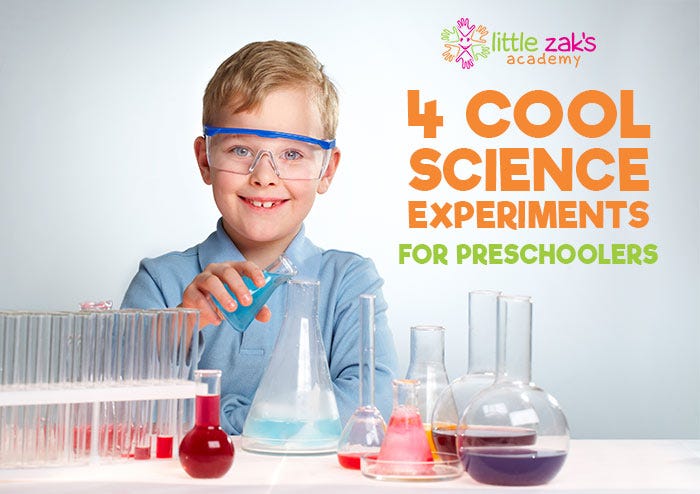4 Cool Science Activities Perfect for Preschoolers | by Little Zak's ...