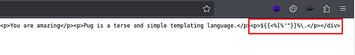 Image 3 — [Templates] — Exploiting PugJS SSTI to Remote Shell Access