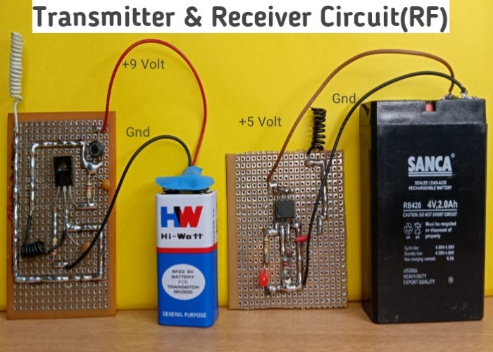 RF Transmitter And Receiver Circuit unni s Medium
